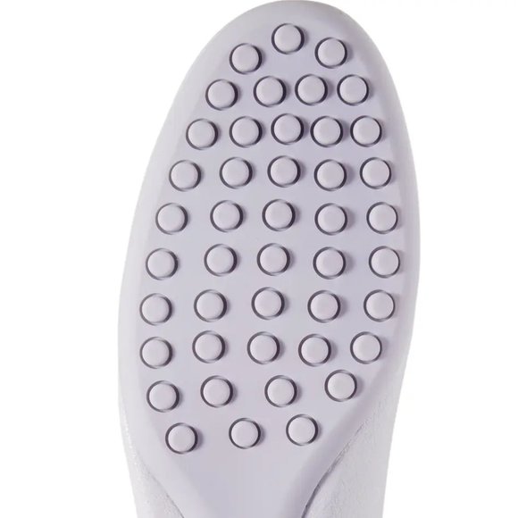 Tory Burch Claire Ballet Flats Leather Logo Spring Lavender Lilac 9 - Picture 11 of 16